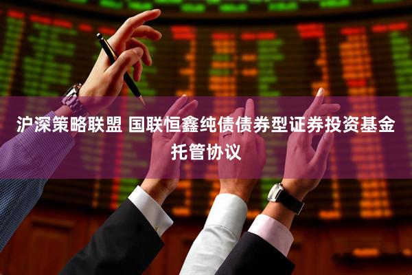 沪深策略联盟 国联恒鑫纯债债券型证券投资基金托管协议